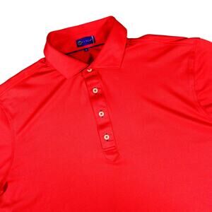 Stitch Performance Stretch Pink Golf Polo Shirt Men's Medium